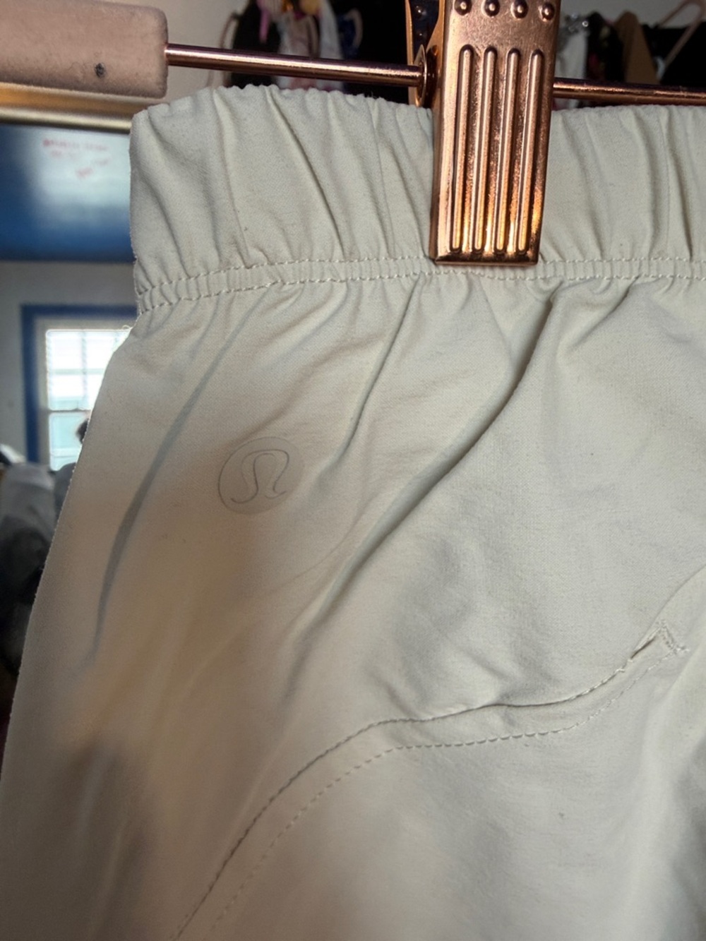 lululemon athletica Cream Elastic-Waist Track Pants - Picture 6 of 9
